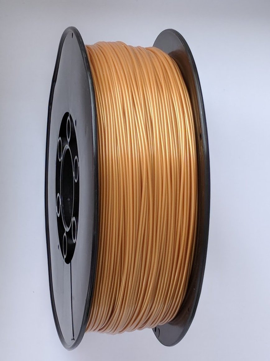 3D Printing Filament - 1.75mm PLA Gold 1kg